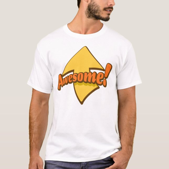 Fantastisk! - Retro T Tee Shirt (Framsida)