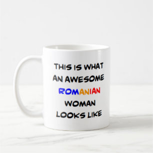 fantastisk romaniska kvinna kaffemugg