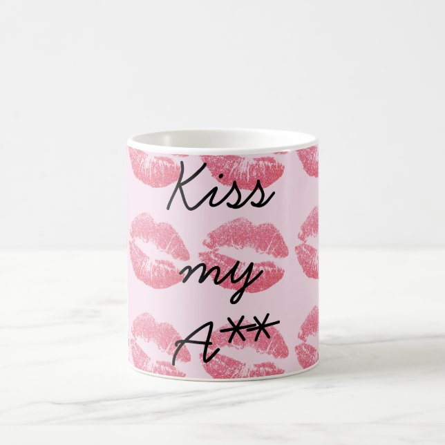 Fantastisk Rosa Kisses Kaffemugg (Center)