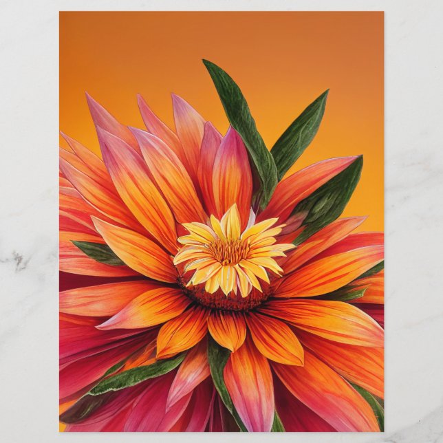 Fantastisk rosa, orange och gult (Framsida)