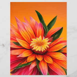 Fantastisk rosa, orange och gult