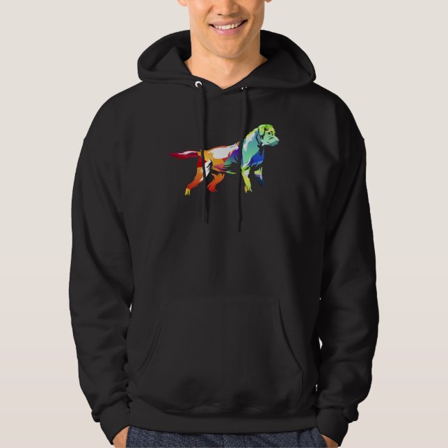Fantastisk Rottweiler Hund Hoodie (Framsida)