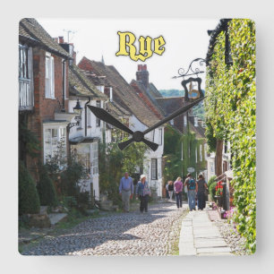 Fantastisk! Rye England Fyrkantig Klocka