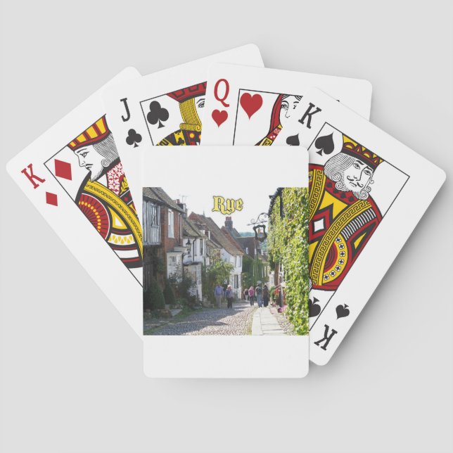Fantastisk! Rye England Spel Kort (Baksidan)