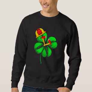 Fantastisk Saint patrick S-dagen Brandfighter Sham Lång Ärmad Tröja