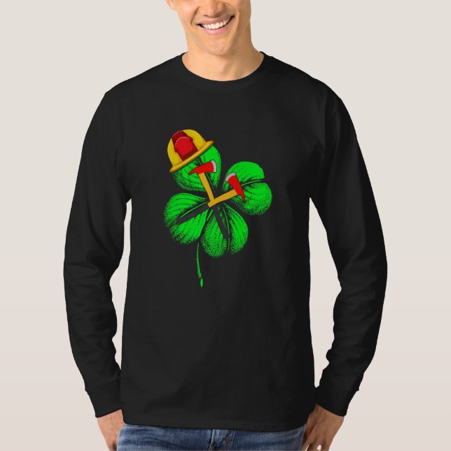 Fantastisk Saint patrick S-dagen Brandfighter Sham T Shirt (Framsida)