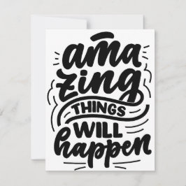 Fantastisk Sak kommer att ske, motivationen kommer Julkort