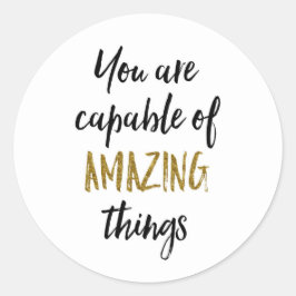 Fantastisk Sak Motiveringsoffert Runt Klistermärke