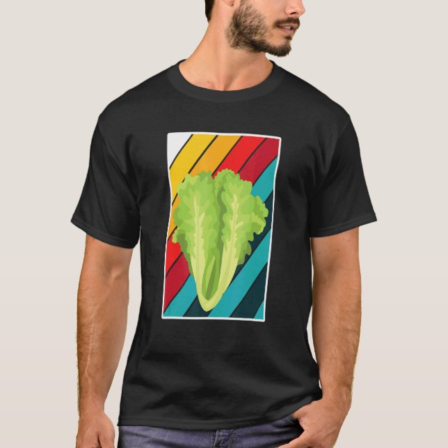 Fantastisk Sallad Kärlek Vegansk Mat Trädgårdssköt T Shirt (Framsida)