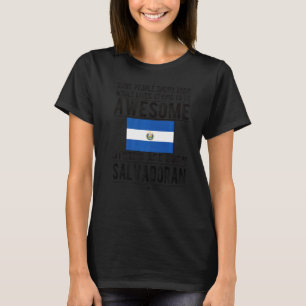 Fantastisk saloran Flagga El Salvador Saloran Roo T Shirt