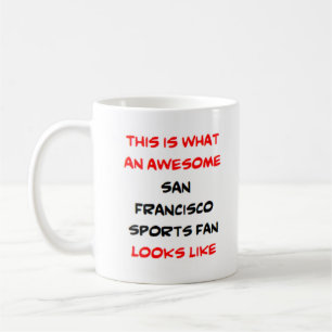 fantastisk san francisco sportfantast kaffe mugg