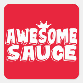 Fantastisk Sauce Fyrkantigt Klistermärke