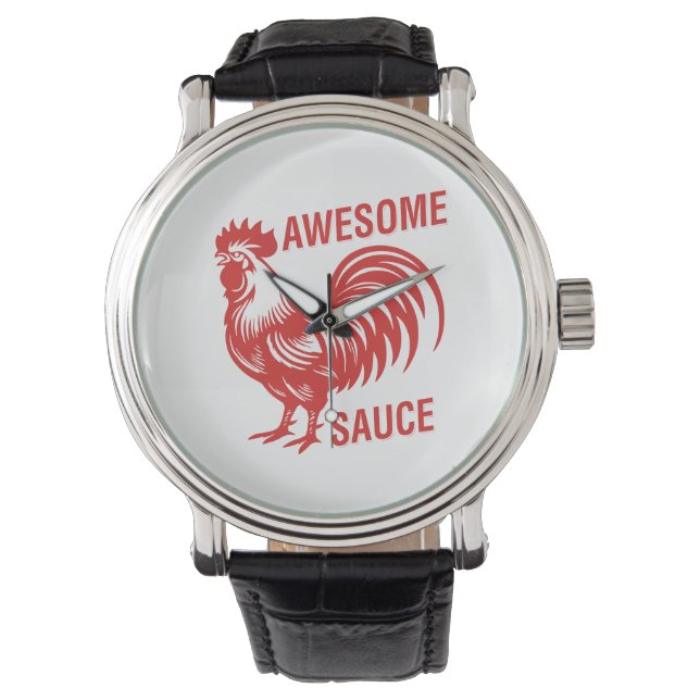 Fantastisk Sauce Tupp Funny Armbandsur (Framsida)