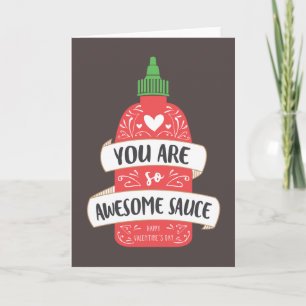 Fantastisk Sauce Valentine Helgkort