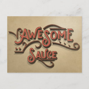 Fantastisk Sauce Vintage Titta Vykort