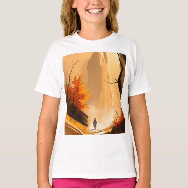 fantastisk scen med atmosfärdjup t shirt (Framsida)