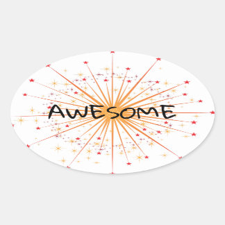 Fantastisk School Sticker Ovalt Klistermärke