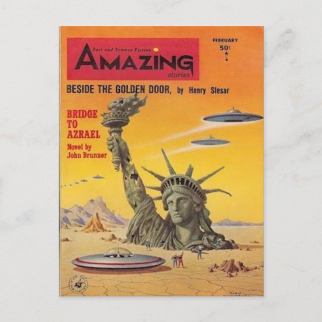 Fantastisk Science 53 Vykort (Framsida)