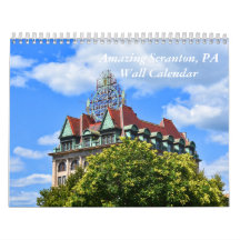 Fantastisk Scranton PA-väggkalender
