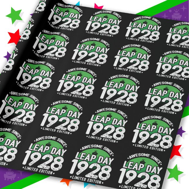 Fantastisk sedan 1928: Bladdagen 29 födelsedagar Presentpapper (Skapare uppladdad)