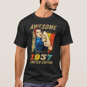 Fantastisk sedan 1937 på födelsedagen t shirt