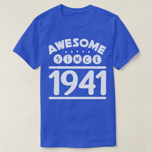 Fantastisk sedan 1941 t shirt (Design framsida)