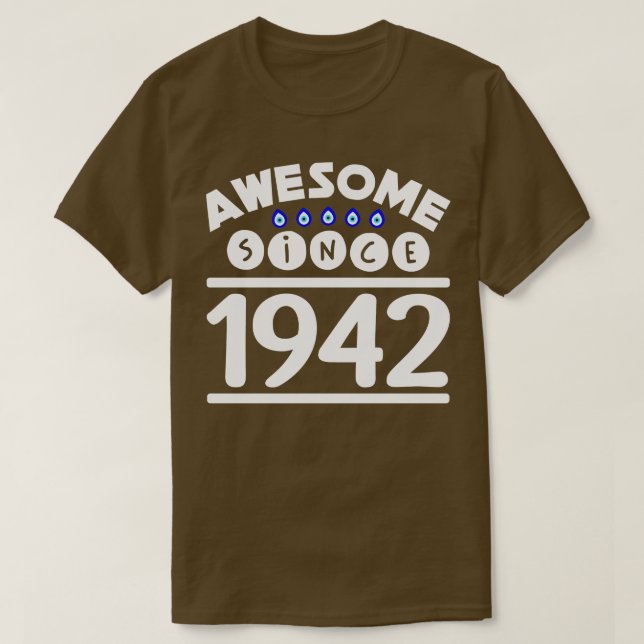 Fantastisk sedan 1942 t shirt (Design framsida)