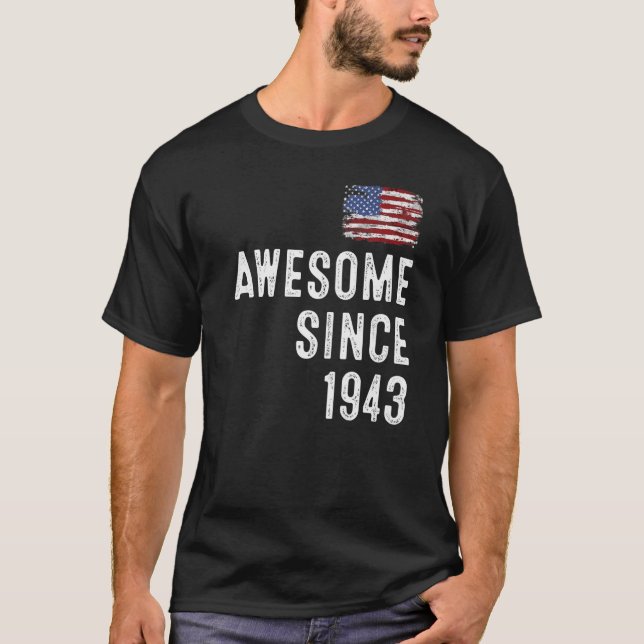 fantastisk sedan 1944, 79-årsdag Premium T Shirt (Framsida)