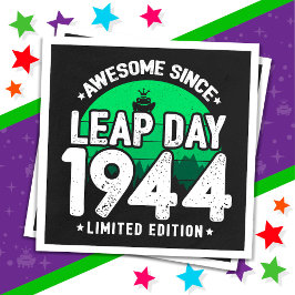 Fantastisk sedan 1944 års lövdag, 29 födelsedagar pappersservett