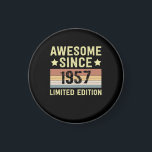 Fantastisk sedan 1957 Retro 65 år gammal födelseda Magnet<br><div class="desc">1</div>