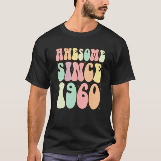 Fantastisk sedan 1960 födelsedag 62 år gamla kvinn t shirt