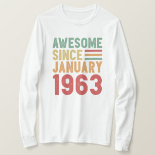 Fantastisk sedan 1963 60:e födelsedagsgiftet Vint T Shirt