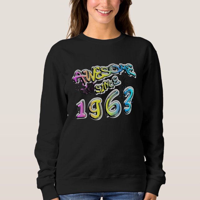 Fantastisk Sedan 1963 Graffiti-motiv T Shirt (Framsida)
