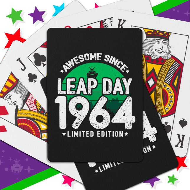 Fantastisk sedan 1964 års lövdag, 29 födelsedagar casinokort (Skapare uppladdad)