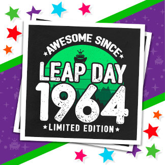 Fantastisk sedan 1964 års lövdag, 29 födelsedagar pappersservett