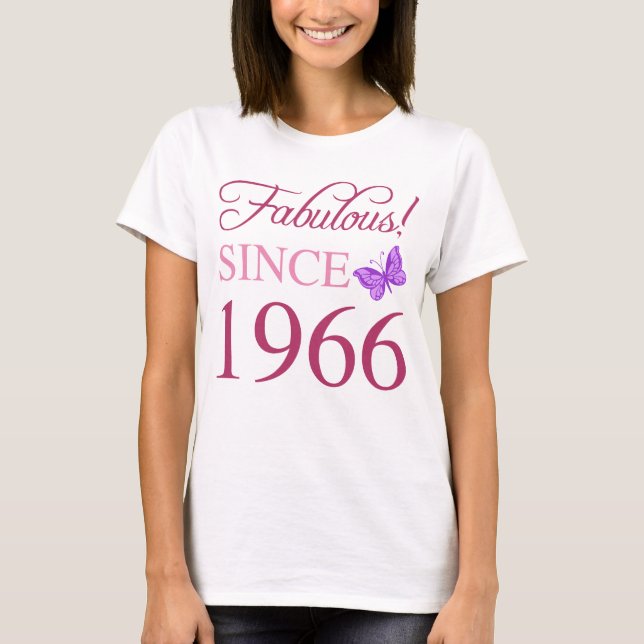Fantastisk sedan 1966 60-årsdag t shirt (Framsida)