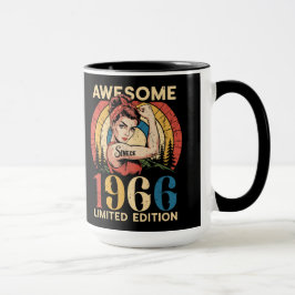 Fantastisk Sedan 1966 Retro 60-års Födelsedag för Mugg