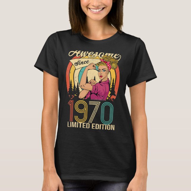 Fantastisk Sedan 1970 års Begränsada utgåva: födel T Shirt (Framsida)