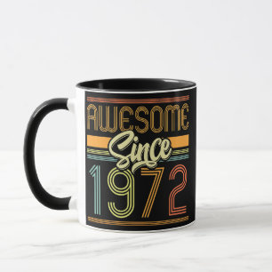 Fantastisk sedan 1972 50:e födelsedagen 50 år gamm mugg