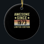 Fantastisk sedan 1973 julgransprydnad keramik<br><div class="desc">1</div>