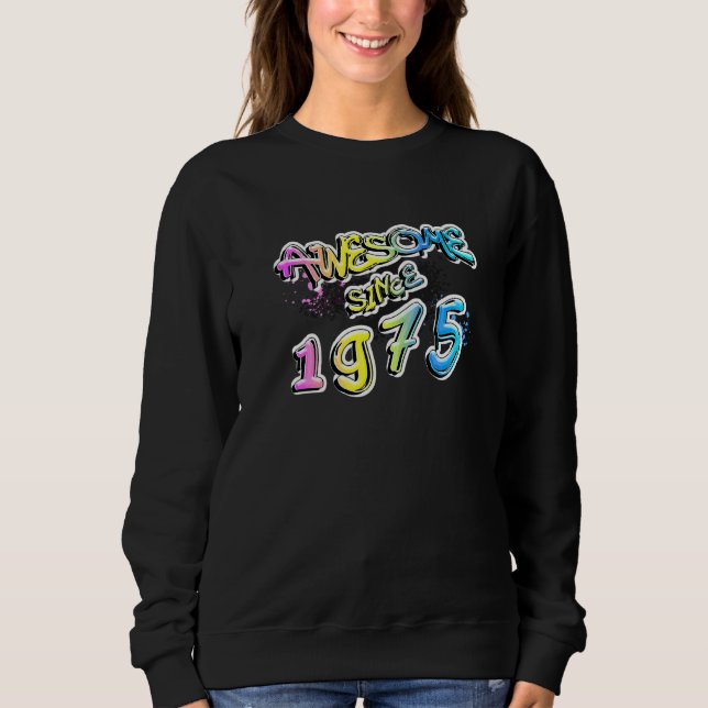 Fantastisk sedan 1975 Graffiti-motiv   T Shirt (Framsida)