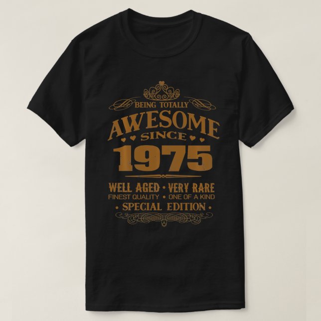 Fantastisk sedan 1975 t shirt (Design framsida)