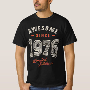 Fantastisk sedan 1976 - 46: e födelsedagen: Retro T Shirt