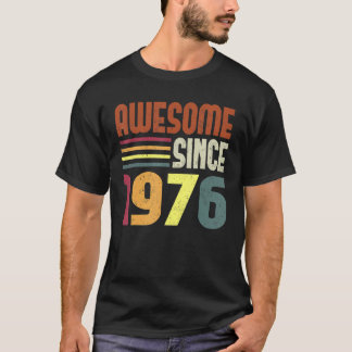 Fantastisk sedan 1976, 47:e födelsedag Vintage 1 T Shirt