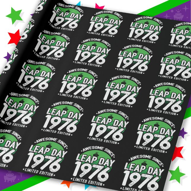 Fantastisk sedan 1976: Bladdagen, 29 födelsedagar Presentpapper (Skapare uppladdad)