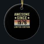 Fantastisk sedan 1976 julgransprydnad keramik<br><div class="desc">1</div>