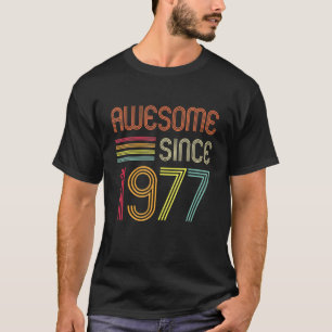Fantastisk sedan 1977, 45:e födelsedag Retro T Shirt