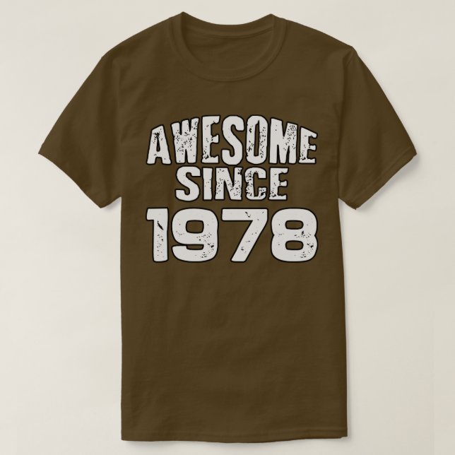 Fantastisk sedan 19781 t shirt (Design framsida)