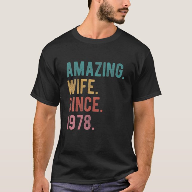 Fantastisk sedan 1978 - 44:e Bröllop-årsdagen T Shirt (Framsida)