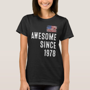 fantastisk sedan 1979, 44-årsdagen t shirt
